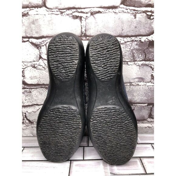 Spring Step Blue Leather Floral Casual Clogs Strap Shoes Women Sz 39EU/8.5M US - Picture 13 of 15